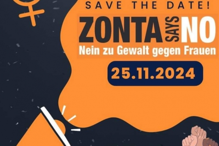 Zonta wirbt deutschlandweit für seine Aktionen gegen Gewalt an Frauen